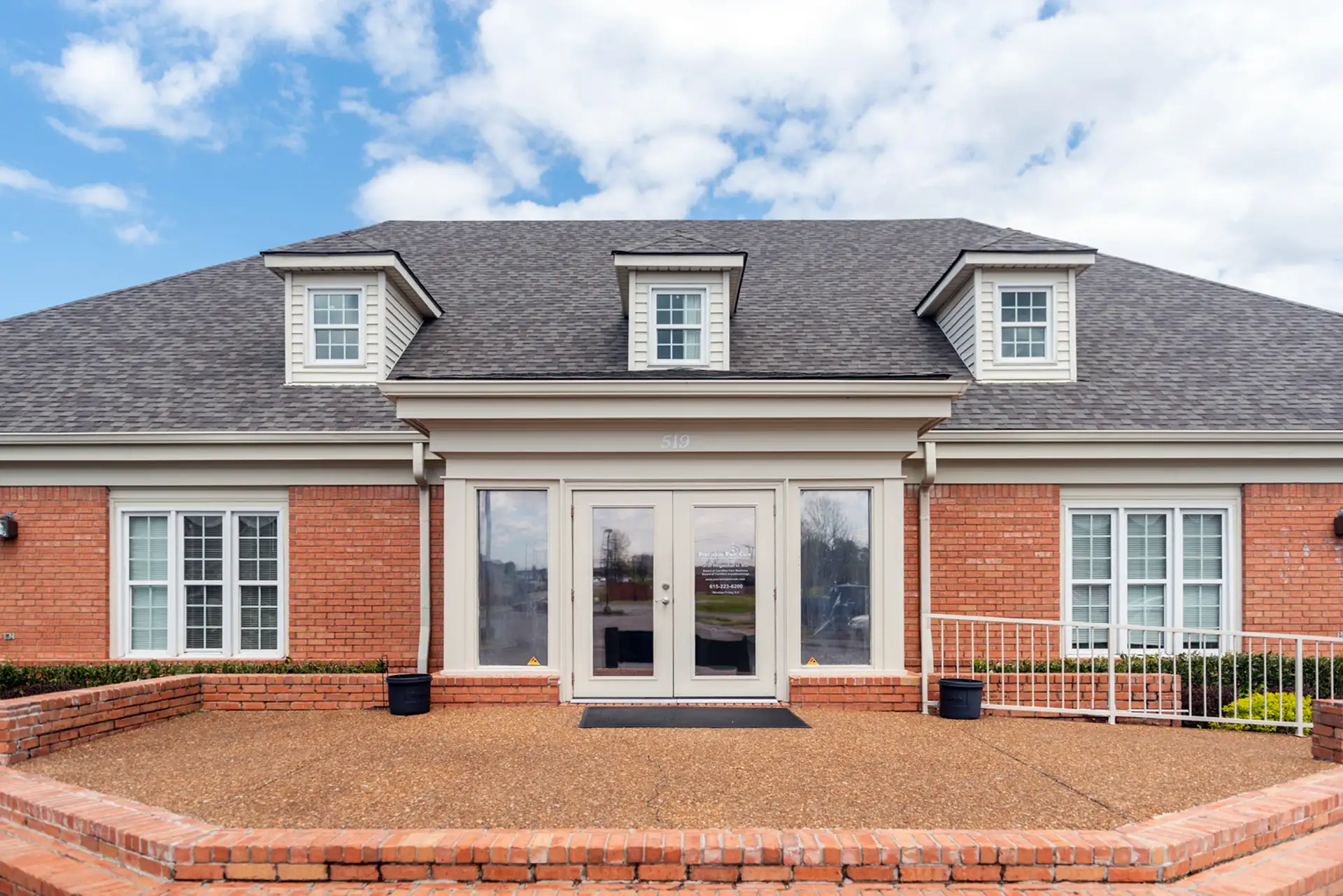 The Precision Pain Care office building in Smyrna