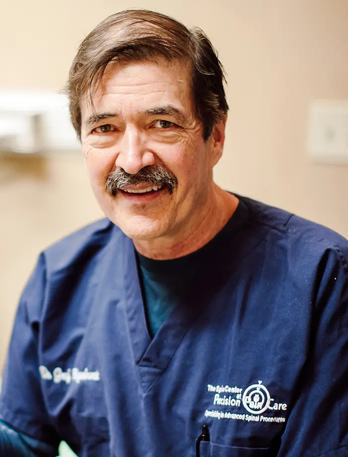 Graf Hilgenhurst, M.D., medical director of Precision Pain Care